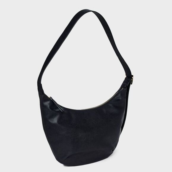 Universal Thread - Slouchy Crescent Sling Handbag - Universal Thread  Black - Picture 2 of 4
